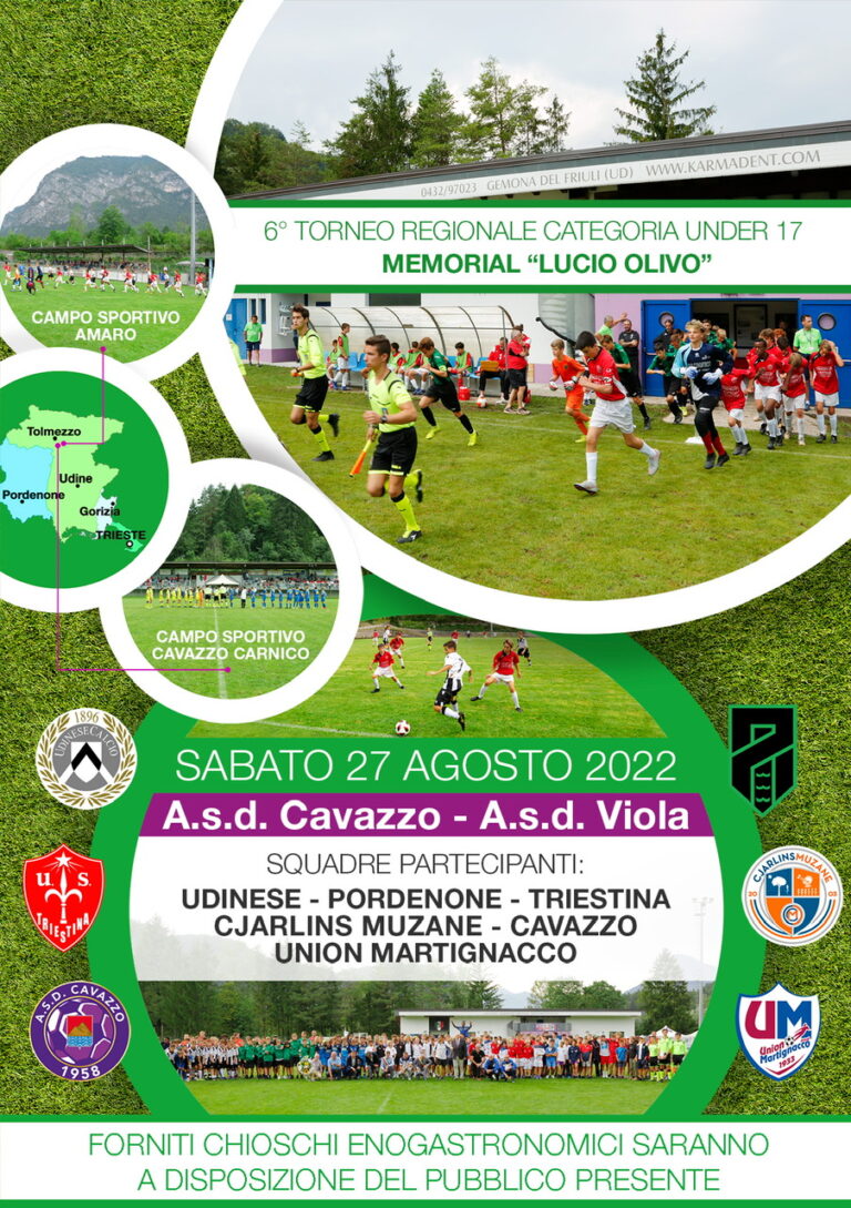Memorial Olivo locandina 2022