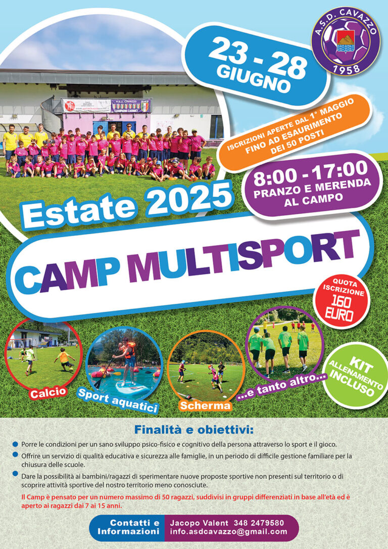 A4 Camp Cavazzo 2025